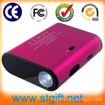 Emergency Mobile Charger, LED Mobile Power Bank, Portable Mobile Recharger